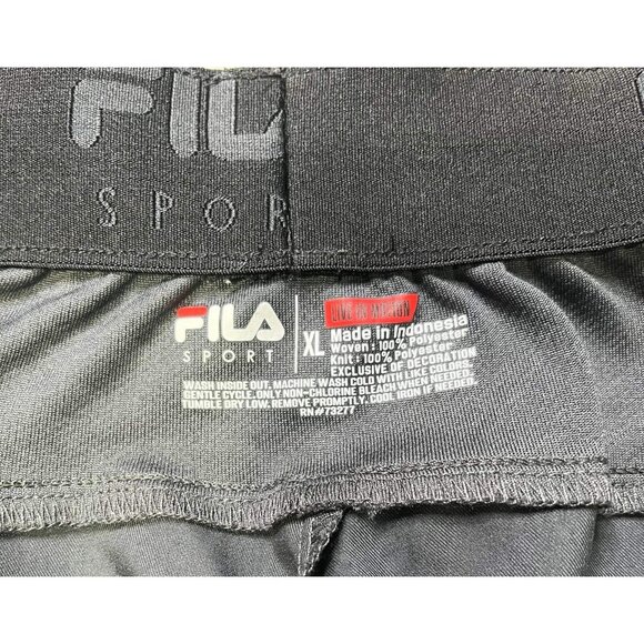 Fila Sport Athletic Unisex Charcoal Gray Sweat Pants XL Pockets Stretch - Picture 2 of 2